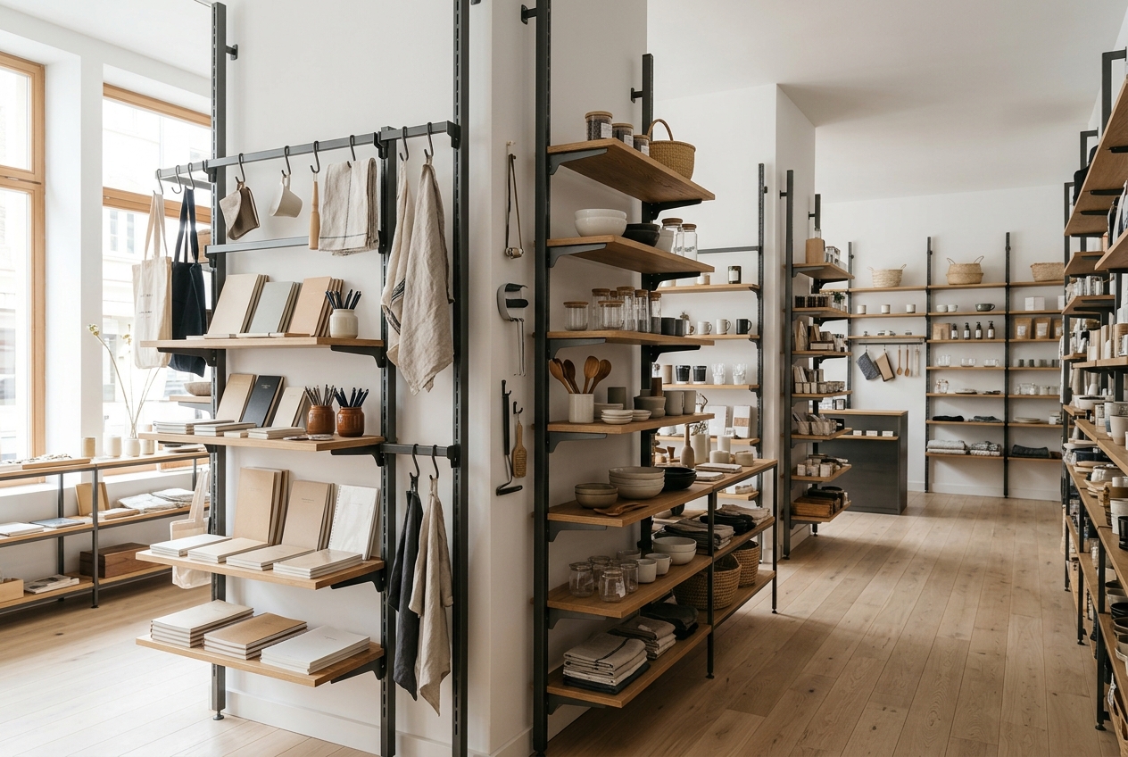 Mixed-material retail display engineering